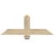 Ekena Millwork Eugene Rough Sawn Timber Gable Bracket, Douglas Fir, 36"W x 13"H x 2"D x 4"F, 9/12 Pitch GBW036X13X0204EUG00RDF - alternate 1